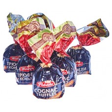 Конфеты Победа вкуса трюфели с коньяком, вес (kastd) в магазинах Ашан