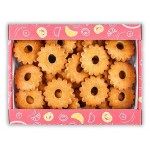 Печенье сдобное АШАН Красная птица кольцо с сахаром, 600 г (kastd)