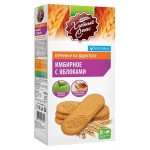 Печенье Хлебный Спас на фруктозе имбирное с яблоками, 240 г (kastd)