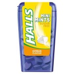 Леденцы Halls Mini Mints цитрусовый пунш без сахара, 12 г (kastd)