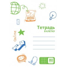 Тетрадь Каждый день в клетку А4, 80 л (kastd) в магазинах Ашан