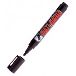 Маркер перманентный Crown Multi Marker Chisel черный, 5 мм (kastd)