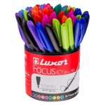 Ручка шариковая Luxor Focus Icy, 1 мм (kastd)