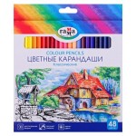 Карандаши цветные Гамма Классические, 48 цветов Карандаши цветные Гамма Классические, 48 цветов