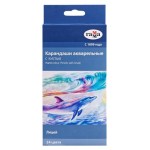 Карандаши акварельные Гамма Лицей с кистью, 24 цветов (kastd)
