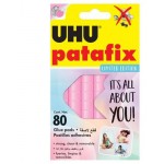 Клеящие подушечки UHU Patafix розовые, 80 шт (kastd)