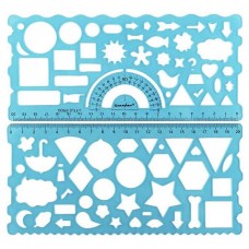 Набор линеек-трафаретов Darvish, 2 предмета (kastd) в магазинах Ашан