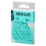 Скрепки Berlingo цветные 28 мм, 100 шт (kastd)