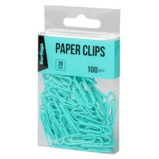 Скрепки Berlingo цветные 28 мм, 100 шт (kastd) в магазинах Ашан