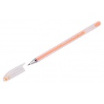 Ручка гелевая Crown Hi-Jell Pastel оранжевая, 0,8 мм (kastd)