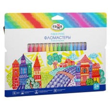 Фломастеры Гамма Классические, 24 цвета (kastd) в магазинах Ашан