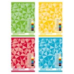 Цветной картон АШАН Красная птица 10 цветов, 10 л (kastd)