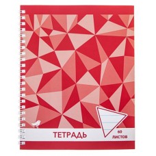 Тетрадь АШАН Красная птица в линейку А5, 60 л (kastd) в магазинах Ашан