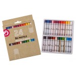 Пастель АШАН Красная птица масляная, 24 цвета (kastd)