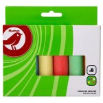 Мелки АШАН Красная птица крупные, 6 цветов (kastd)