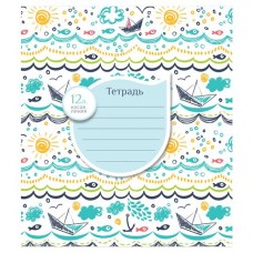 Тетрадь школьная ПЗБМ А5 в частую косую линейку, 12 л (kastd) в магазинах Ашан