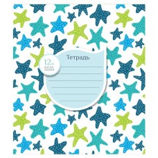 Тетрадь школьная ПЗБМ А5 в косую линейку, 12 л (kastd) в магазинах Ашан