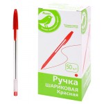 Ручка шариковая Каждый день 0,7 мм, красный (kastd)