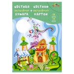 Набор цветной бумаги и картона АппликА, 20 л (kastd)