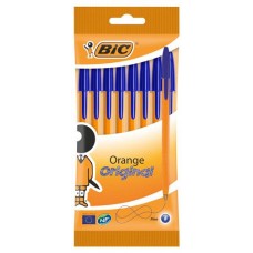 Ручка шариковая BIC Orange Fine синяя, 8 шт (kastd) в магазинах Ашан