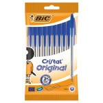 Ручка шариковая BIC Cristal Original синяя, 10 шт (kastd)