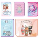 Папка для труда Пчелка А4 молния вокруг печать на пластике, 325х230х25 мм (kastd)