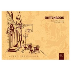 Скетчбук АппликА А5, 40 л (kastd) в магазинах Ашан