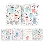 Тетрадь Феникс+ Double book Клетка/линейка А5, 100 л (kastd)