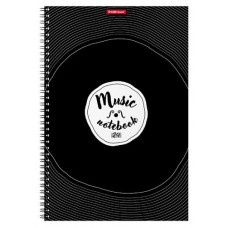 Тетрадь для нот ErichKrause Just Music на спирали А4, 24 л в магазинах Ашан
