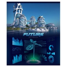 Тетрадь общая ПЗБМ Город в клетку А5, 48 л (kastd) в магазинах Ашан