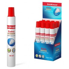 Клей ПВА ErichKrause Extra, 50 мл (kastd) в магазинах Ашан