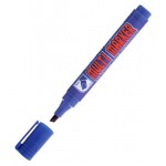 Маркер перманентный Crown Multi Marker Chisel синий скошенный 5мм (kastd)
