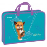 Папка с ручками Berlingo Galactic cats 1 отделение А4 340x245x75мм на молнии (kastd)