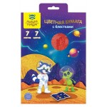 Бумага цветная с блестками Мульти-Пульти А5 7 л, 7 цветов (kastd)