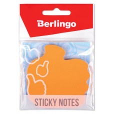 Самоклеящийся блок фигурный Berlingo OK! 70x70мм оранжевый неон, 50 л (kastd) в магазинах Ашан