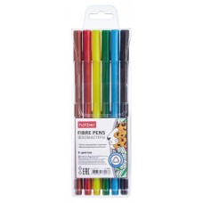 Фломастеры Hatber трехгранные корпус X-trio, 6 цветов (kastd) в магазинах Ашан