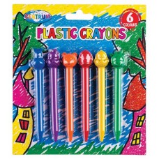 Мелки восковые Centrum, 6 цветов (kastd) в магазинах Ашан