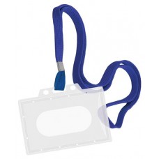 Бейдж Centrum горизонтальный с синей лентой (kastd) в магазинах Ашан