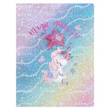 Папка-уголок Colorio Magic unicorn А4, 4 отделения (kastd) в магазинах Ашан