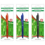 Ручка шариковая Colorio Антибактериальная автоматическая синяя (kastd)