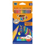 Карандаши цветные BIC Kids Evolution Stripes, 12 цветов (kastd) Карандаши цветные BIC Kids Evolution Stripes, 12 цветов (kastd)