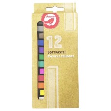 Пастель мягкая АШАН Красная птица, 12 цветов (kastd) в магазинах Ашан