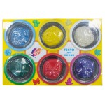 Набор теста для лепки Луч, 6 цветов (kastd)