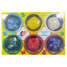 Набор теста для лепки Луч, 6 цветов (kastd) в магазинах Ашан