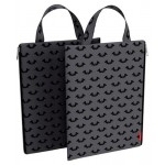 Папка текстильная на молнии ErichKrause с ручкой Bat Cave вертикальная, A4 (kastd)