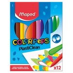 Мелки пластиковые Maped 2х сторонние, 12 цветов (kastd)