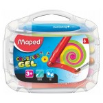 Мелки цветные Maped гелевые, 6 цветов (kastd)