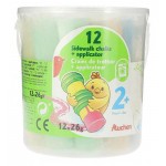 Мелки АШАН Красная птица для асфальта, 12 цветов (kastd)