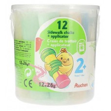 Мелки АШАН Красная птица для асфальта, 12 цветов (kastd) в магазинах Ашан