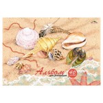 Альбом для рисования Апплика на гребне, 40 л (kastd)